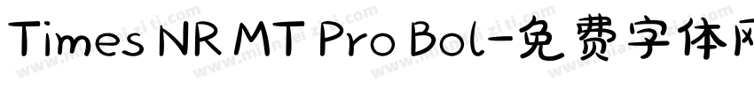Times NR MT Pro Bol字体转换